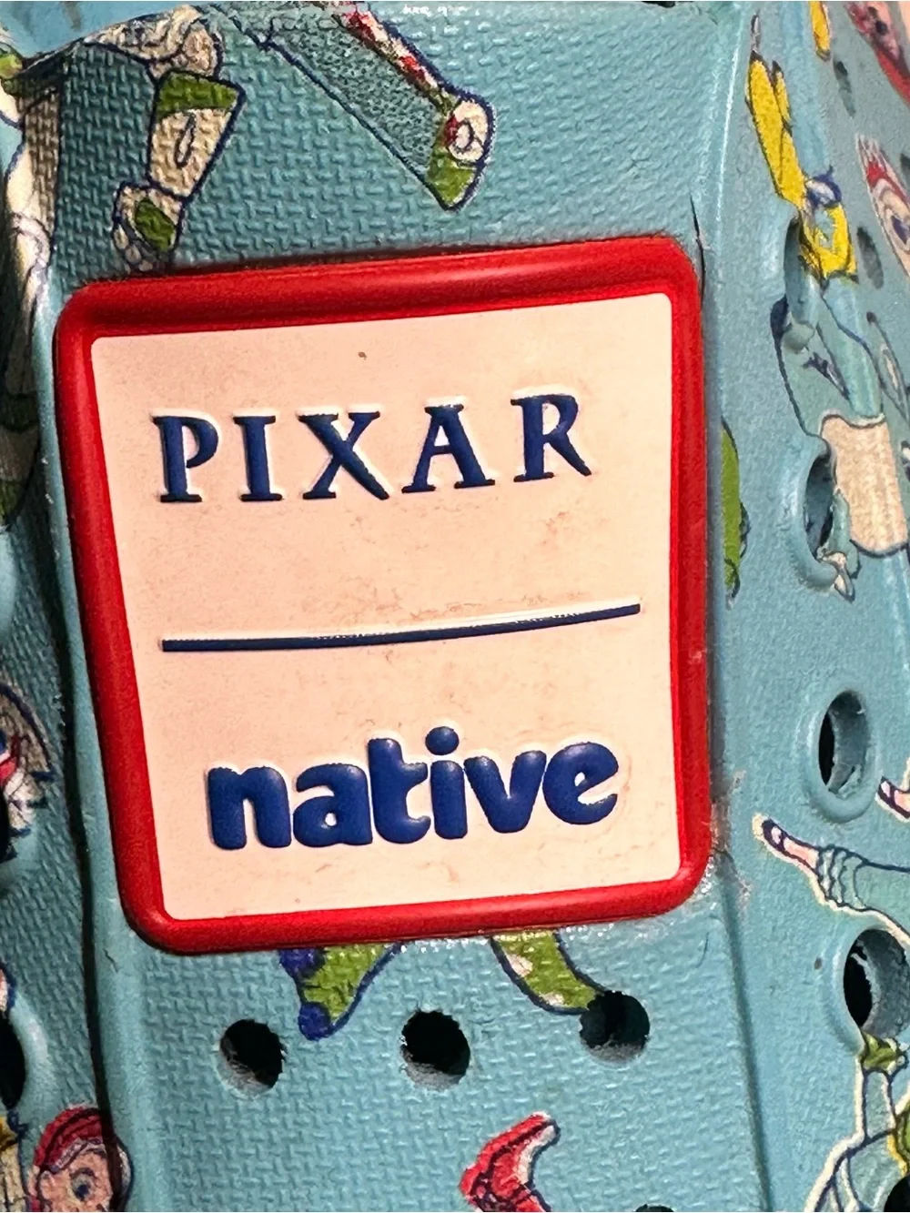 Native Jefferson Pixar Toy Story Clog Shoes Kids C11 Blue Disney Buzz Woody Jess